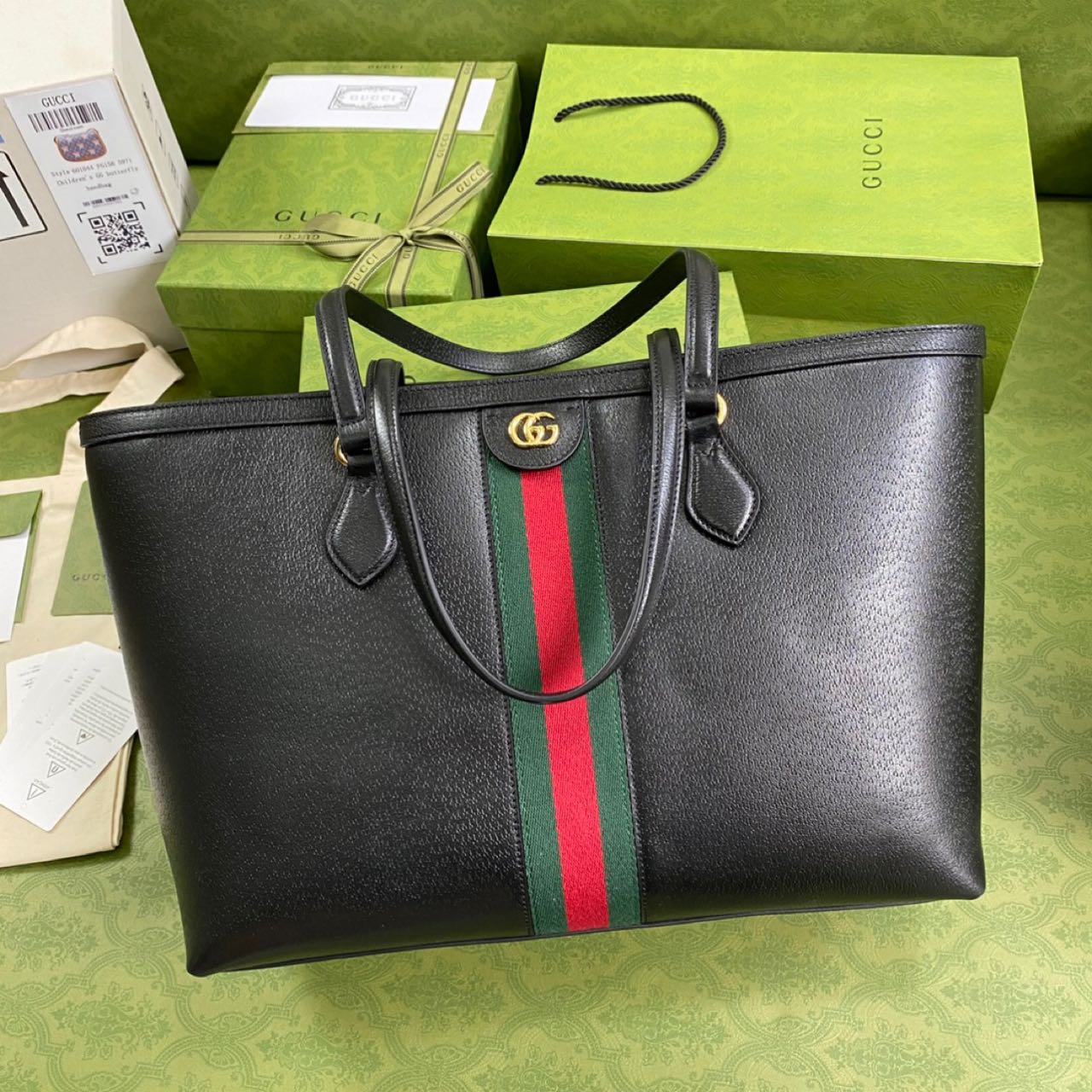 Gucci Ophidia Medium Tote(38-28-14cm) - everydesigner