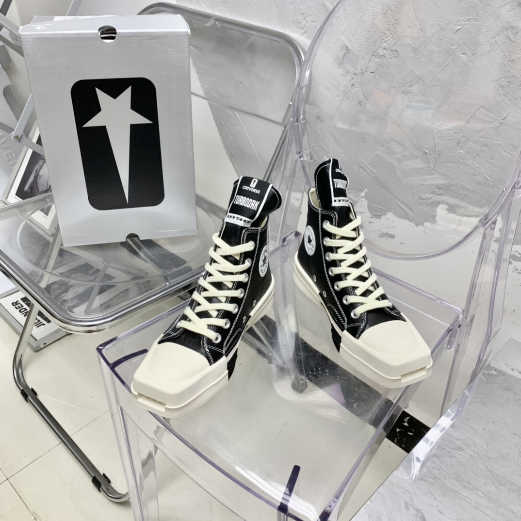 Rick Owens x Converse x  Drkshdw Turbodrk Sneakers - everydesigner