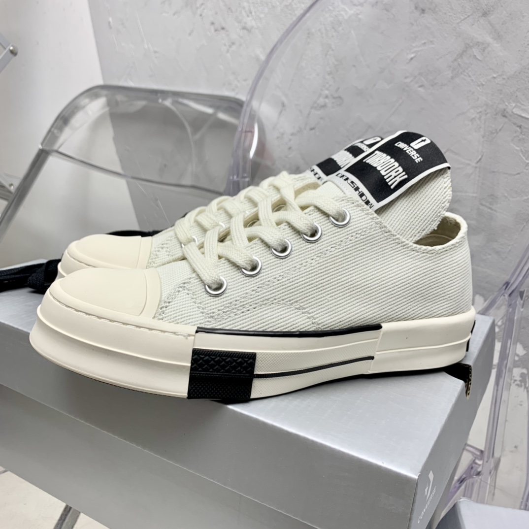 Rick Owensx Converse x  Drkshdw Drkstar Hi Sneakers - everydesigner