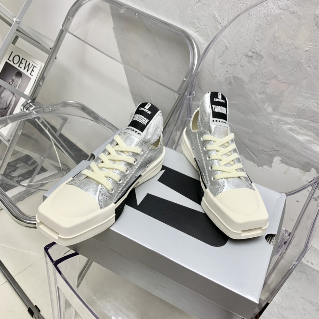 Rick Owens x Converse x  Drkshdw Turbodrk Sneakers - everydesigner