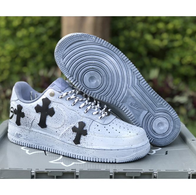 Chrome Hearts x Nike Air Force 1'07 Low Sneaker      - everydesigner