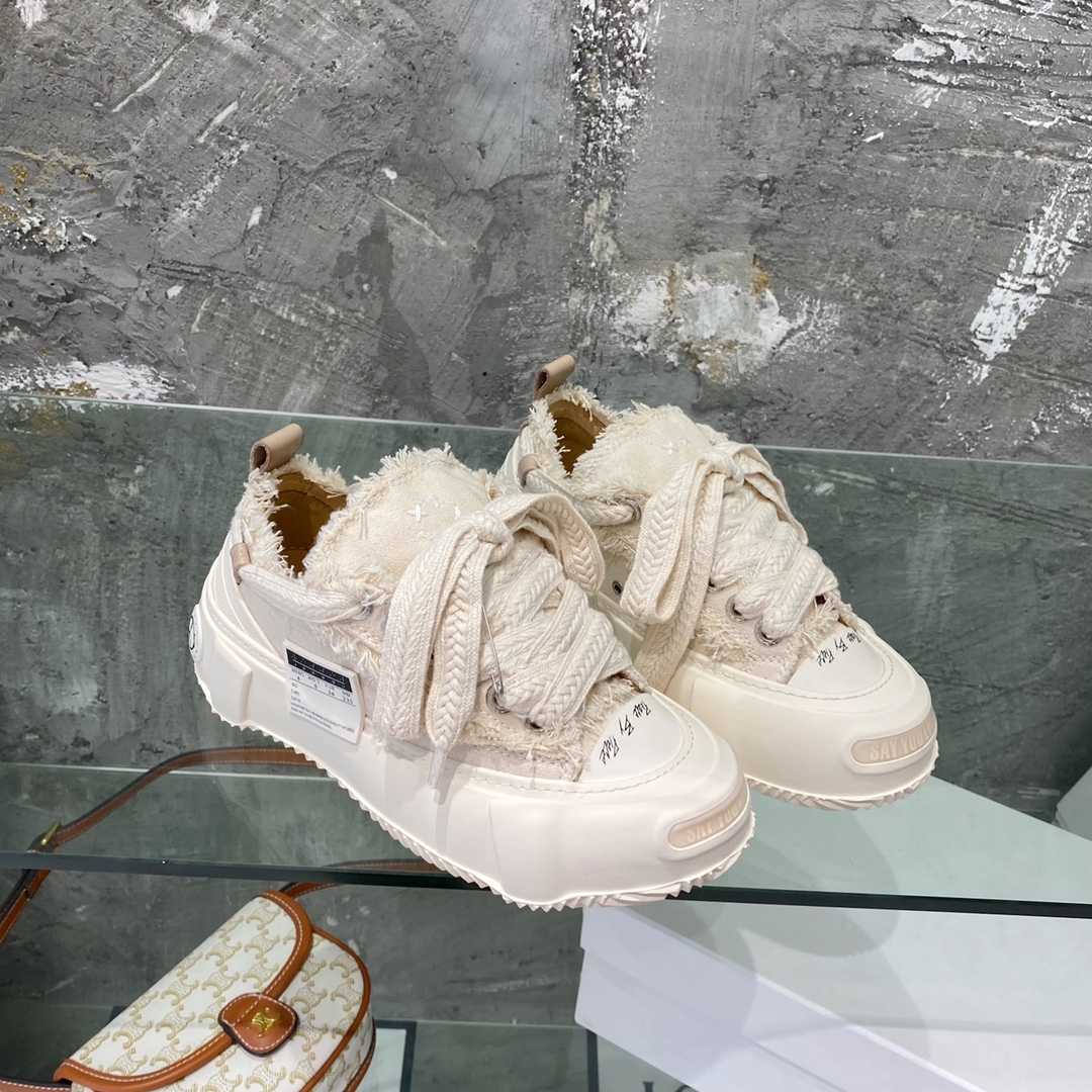 Xvessel G.O.P. 2.0 Marshmallow Lows White Sneaker - everydesigner
