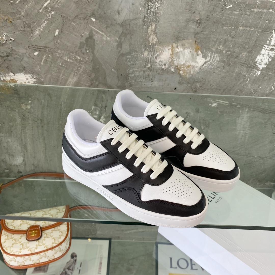 Celine Trainer Low Lace-Up Sneaker In Calfskin - everydesigner