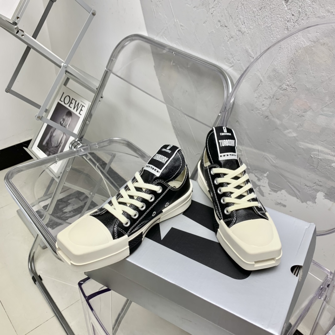 Rick Owens x Converse x  Drkshdw Turbodrk Sneakers - everydesigner