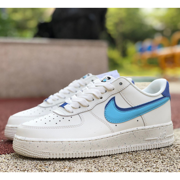 Nike Air Force 1’07 LV8 EMB"82 White Blue" Sneaker      DQ0359-100 - everydesigner