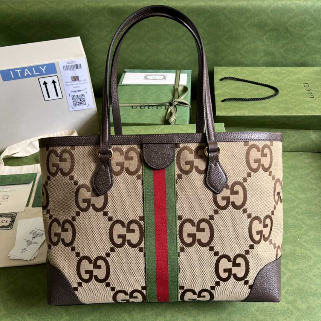 Gucci Ophidia Jumbo GG Medium Tote(32-28-14cm) - everydesigner