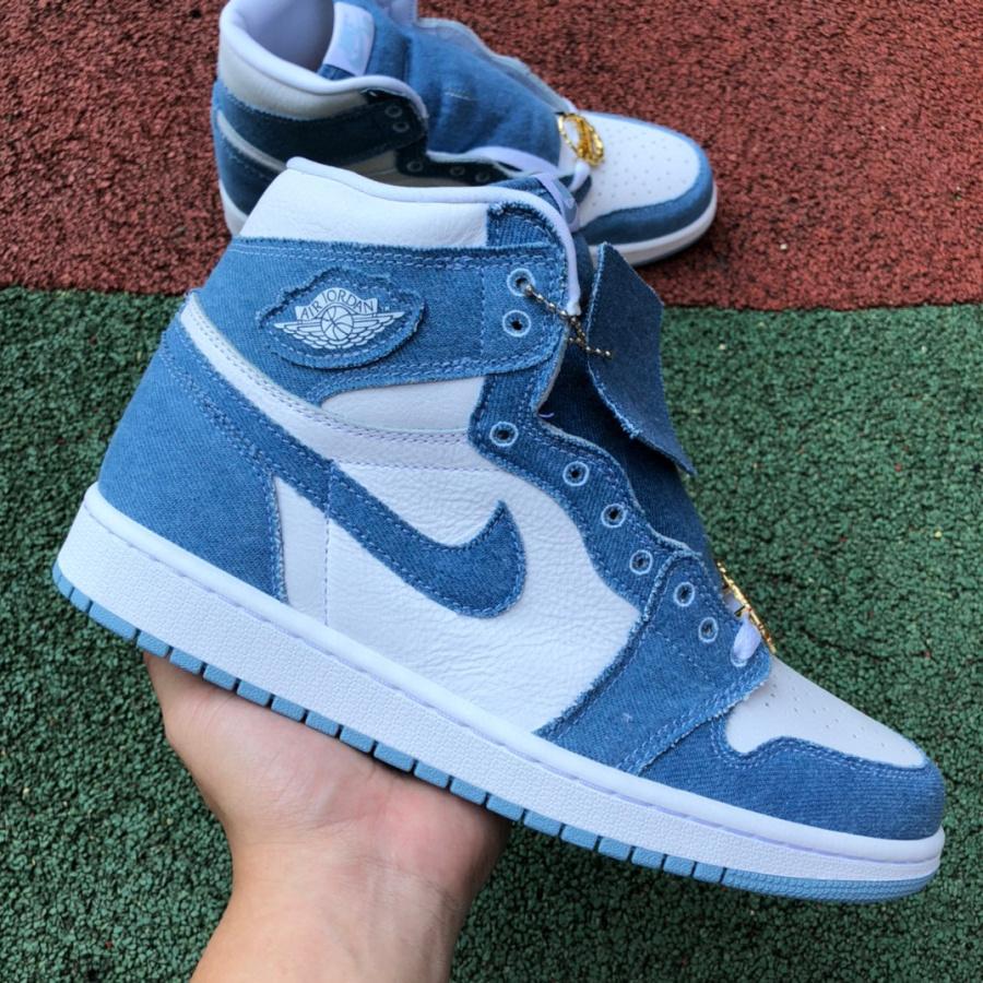 Air Jordan 1 High OG WMNS “Denim” Sneaker    DM9036-104 - everydesigner