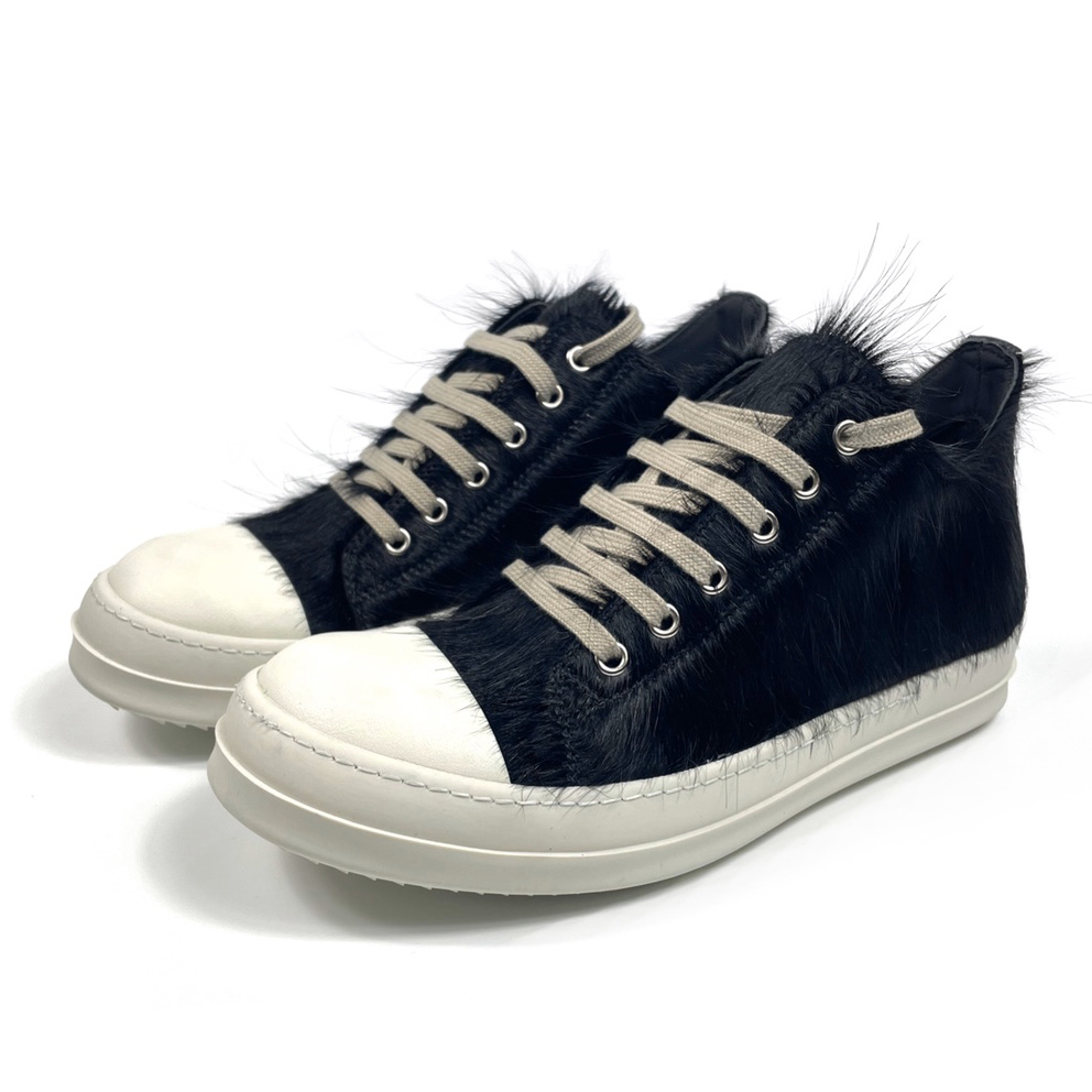 Rick Owens Low Top Sneakers In Black - everydesigner