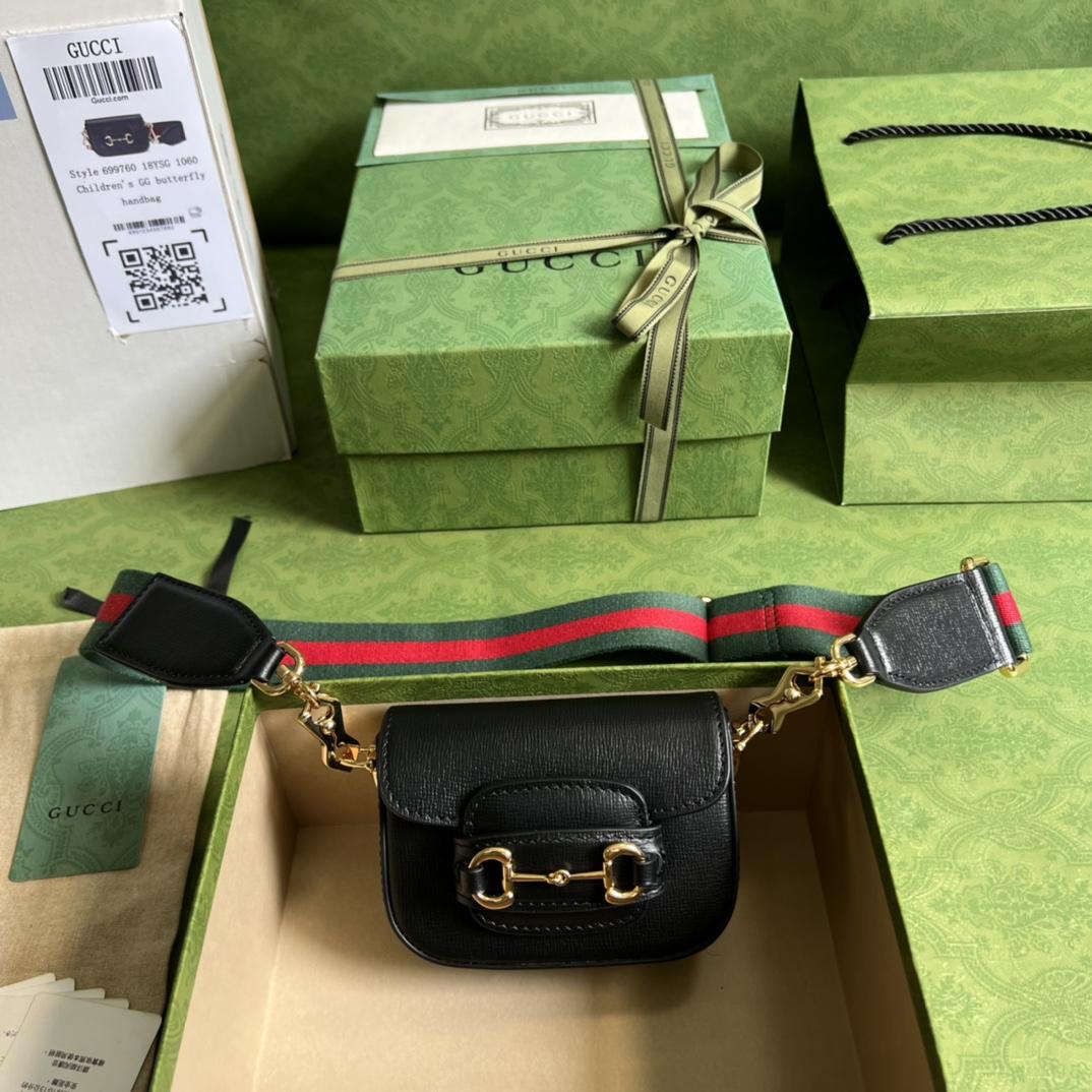 Gucci Horsebit 1955 Strap Wallet(12-9-4cm) - everydesigner