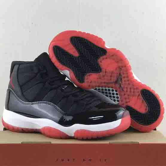 Air Jordan 11 “Bred ”GS Sneaker     378037-061  - everydesigner