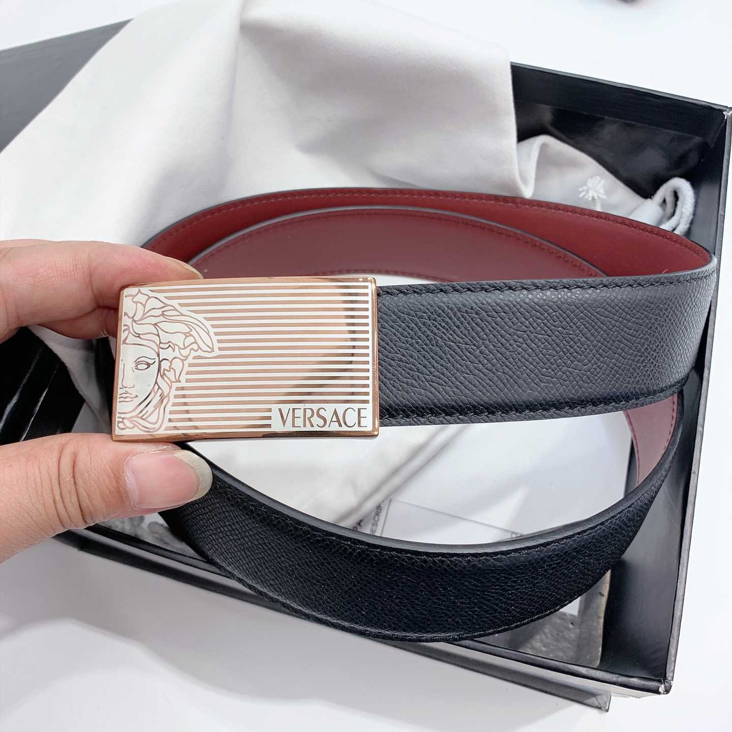 Versace Leather Belt - everydesigner