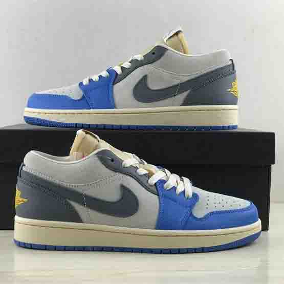 Air Jordan 1 Low “UNC Grey” Sneaker     DZ5376-469 - everydesigner