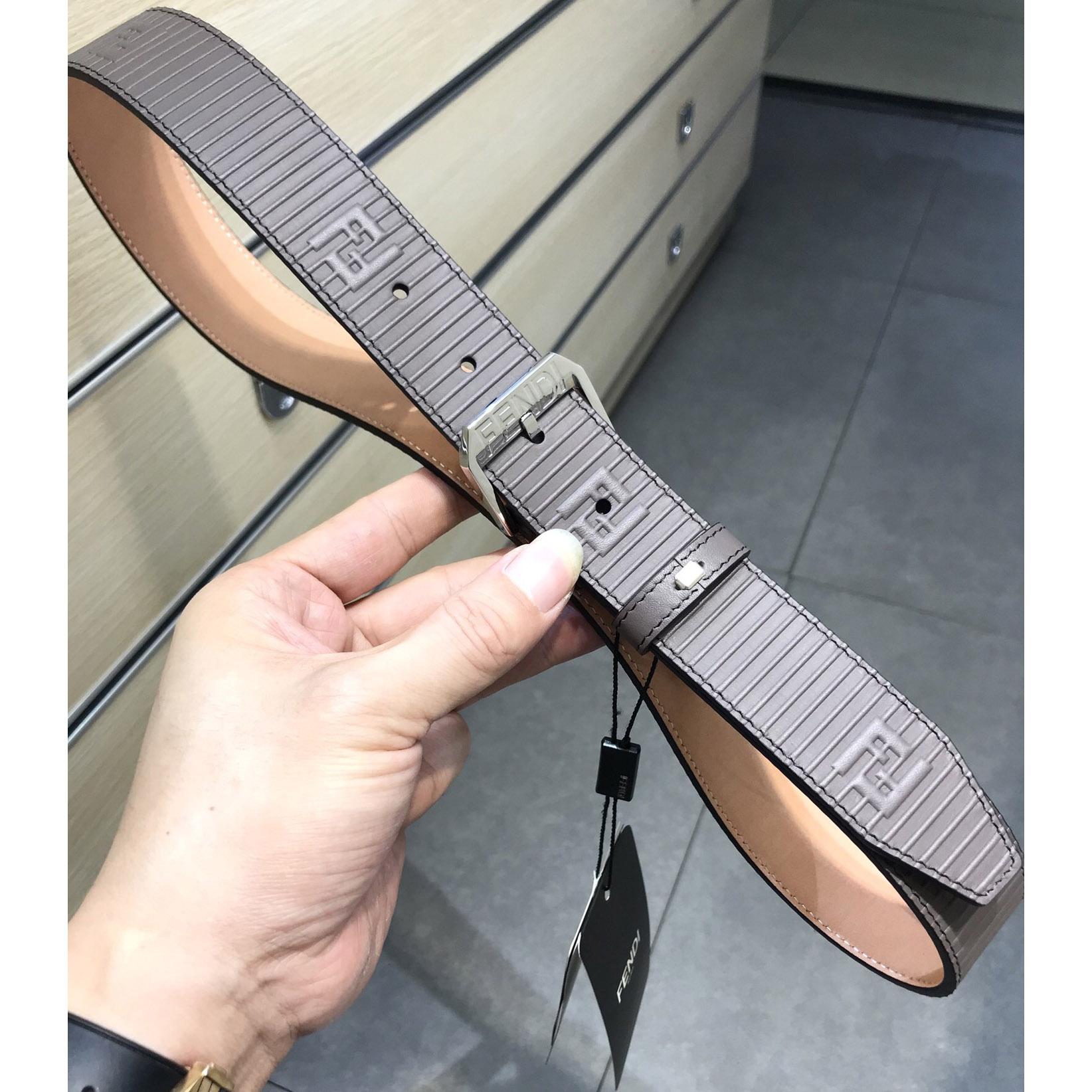 Fendi Brown Leather Belt - everydesigner