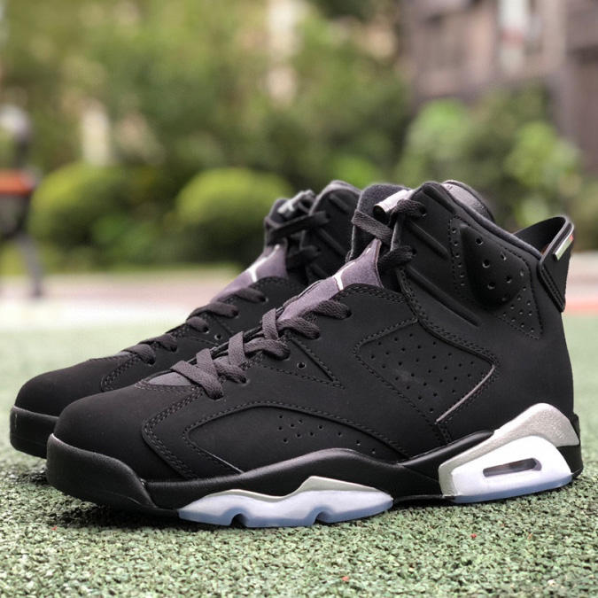 Air Jordan 6 “Black Chrome” Sneakers   DX2836-001 - everydesigner