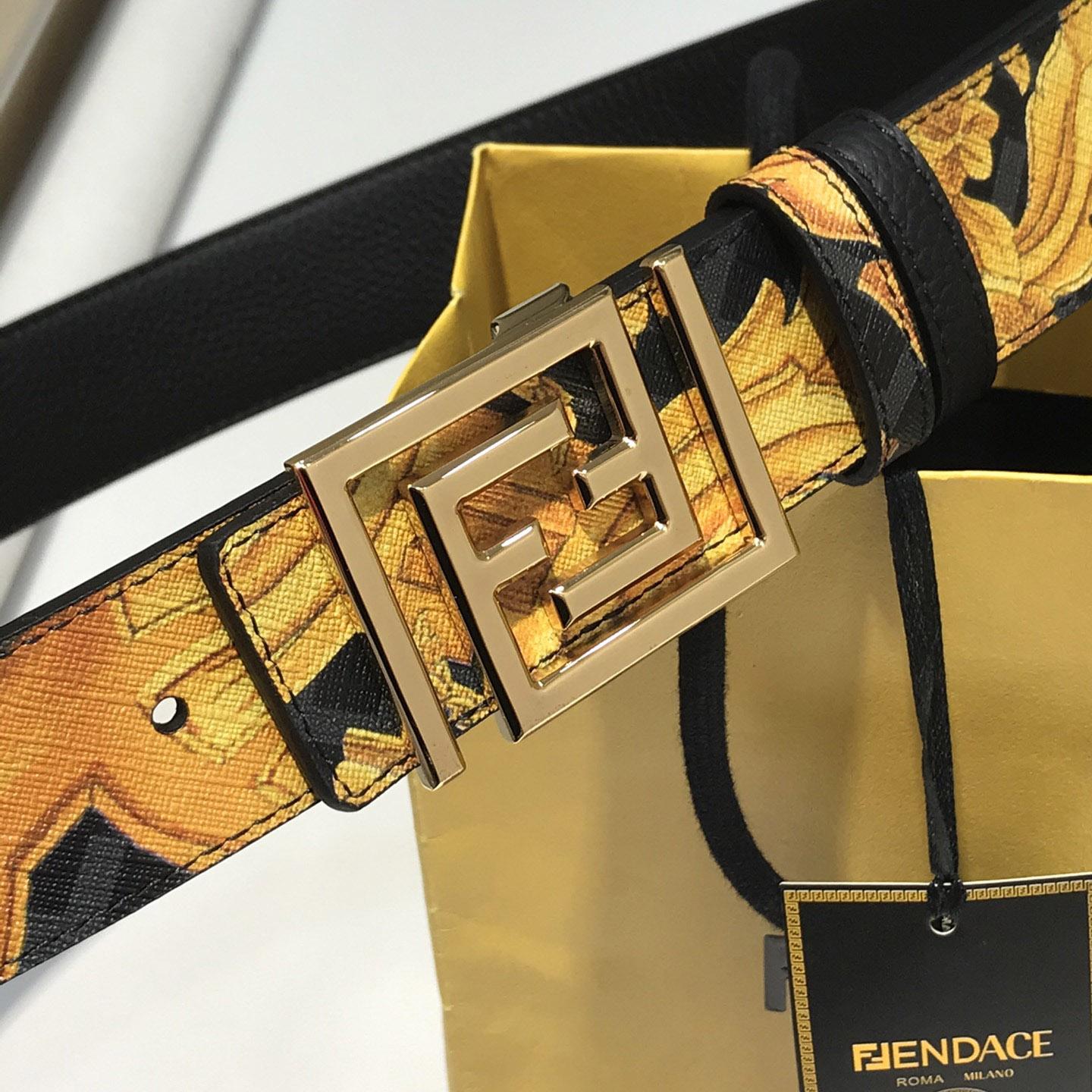 Versace Fendace Reversible Belt - everydesigner