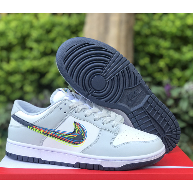 Nike SB Dunk Low "3D Swoosh" Sneaker     DV6482-100  - everydesigner