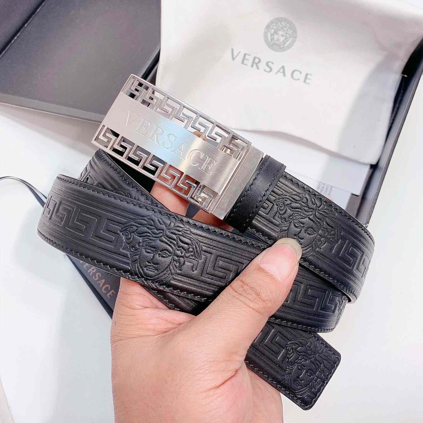 Versace Leather Belt - everydesigner