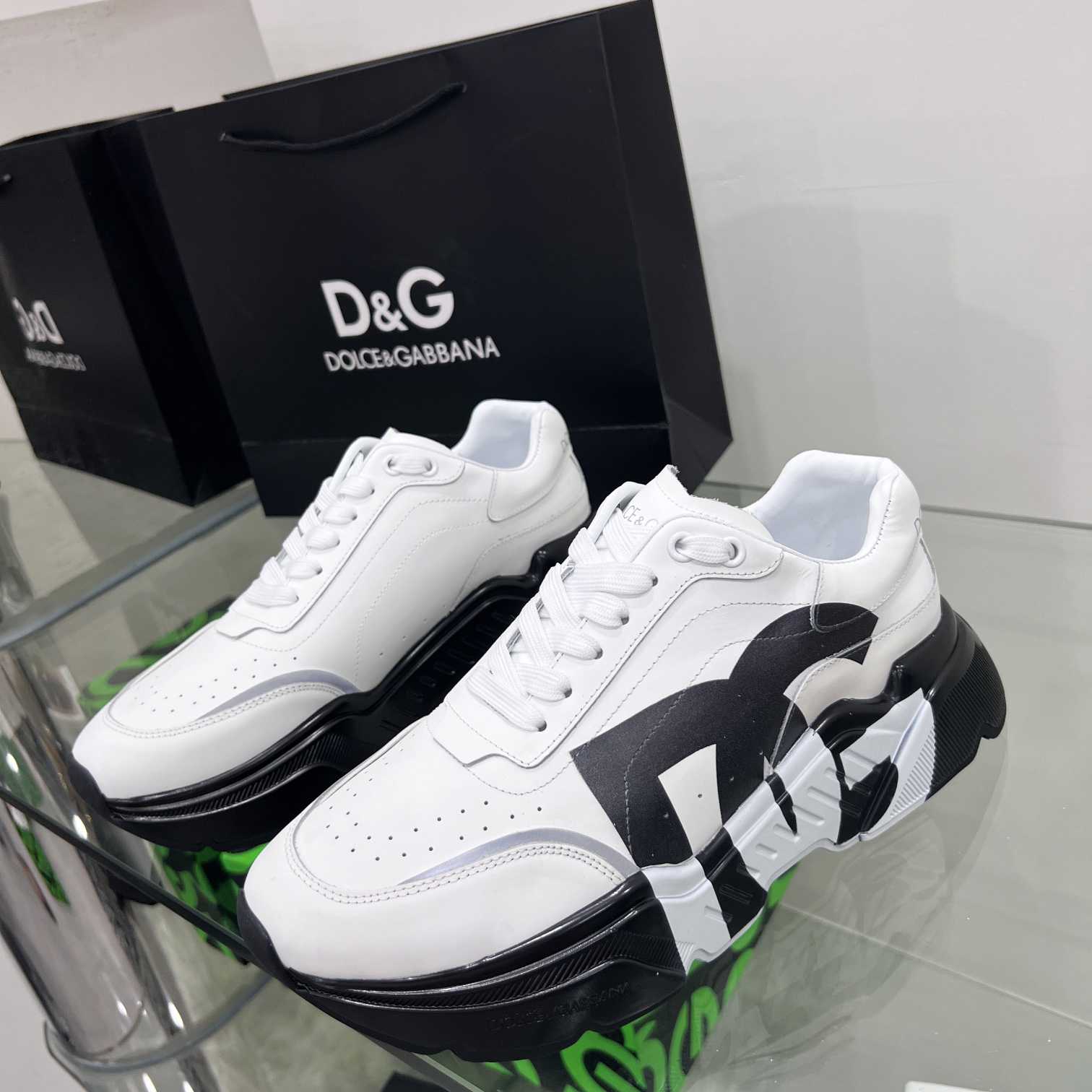 Dolce & Gabbana Calfskin Daymaster Sneakers - everydesigner