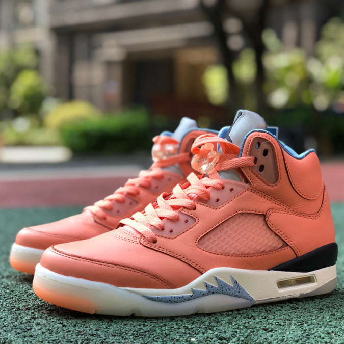 DJ Khaled x Nike Air Jordan Retro 5"We The Best/Crimson Bliss" Sneaker    DV4982-641 - everydesigner