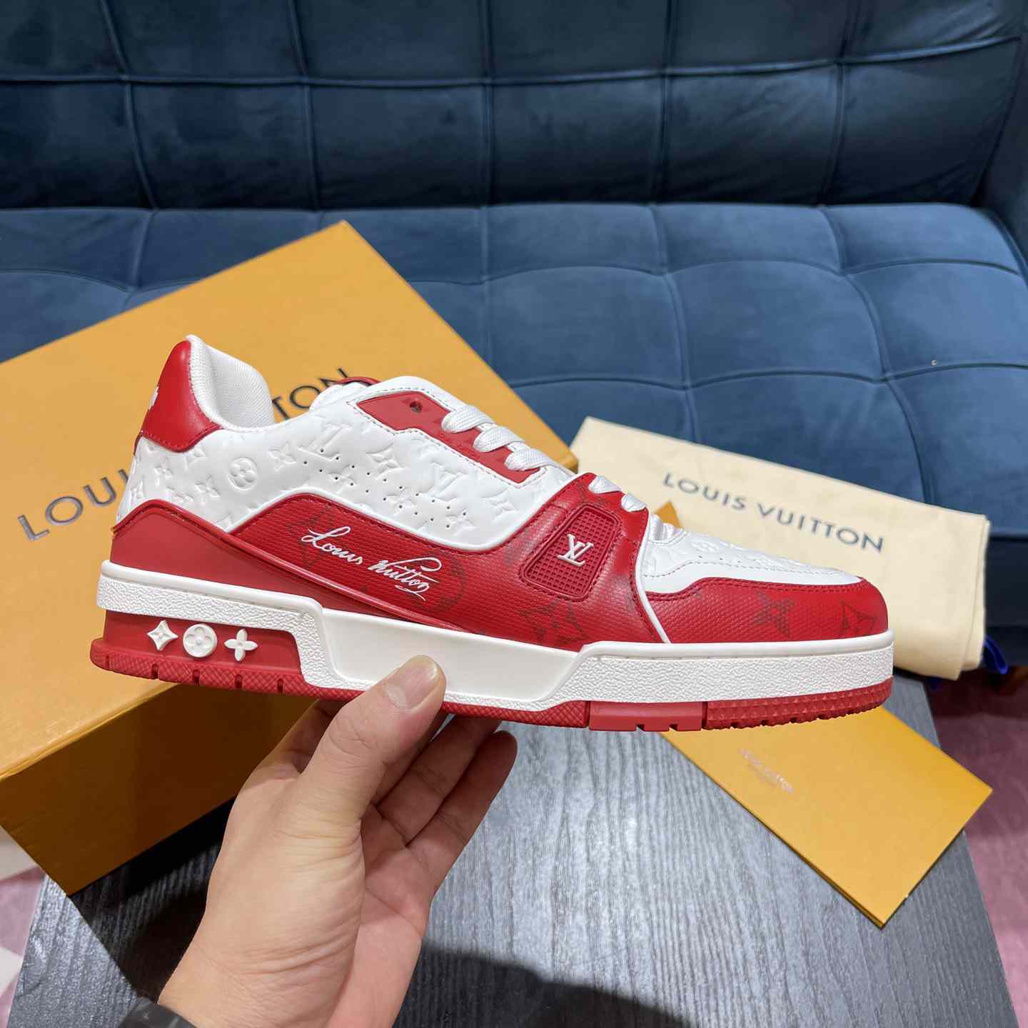 Louis Vuitton LV Trainer Sneaker       1AANFA - everydesigner