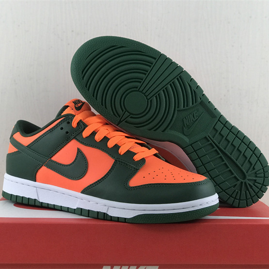 Nike Dunk Low “Miami Hurricanes” Sneaker   DD1391-300 - everydesigner