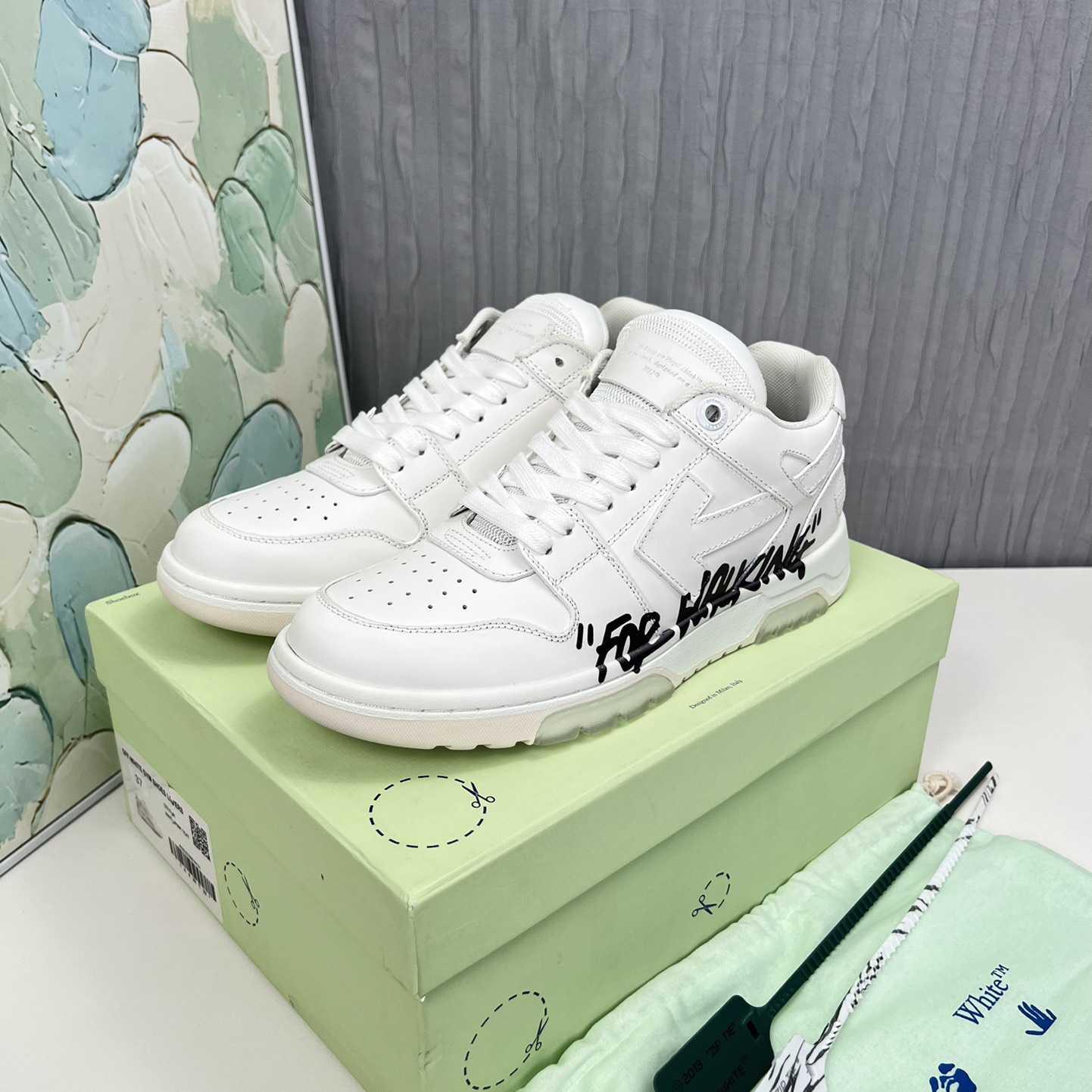 Off White Out Of Office "For Walking" Sneakers  - everydesigner