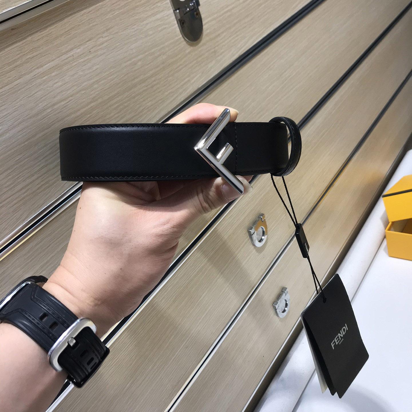 Fendi Black Leather Belt - everydesigner