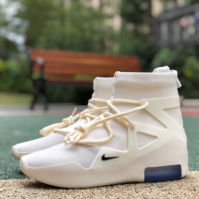 Nike Air Fear Of God 1 Sail Sneakers      AR4237-100 - everydesigner