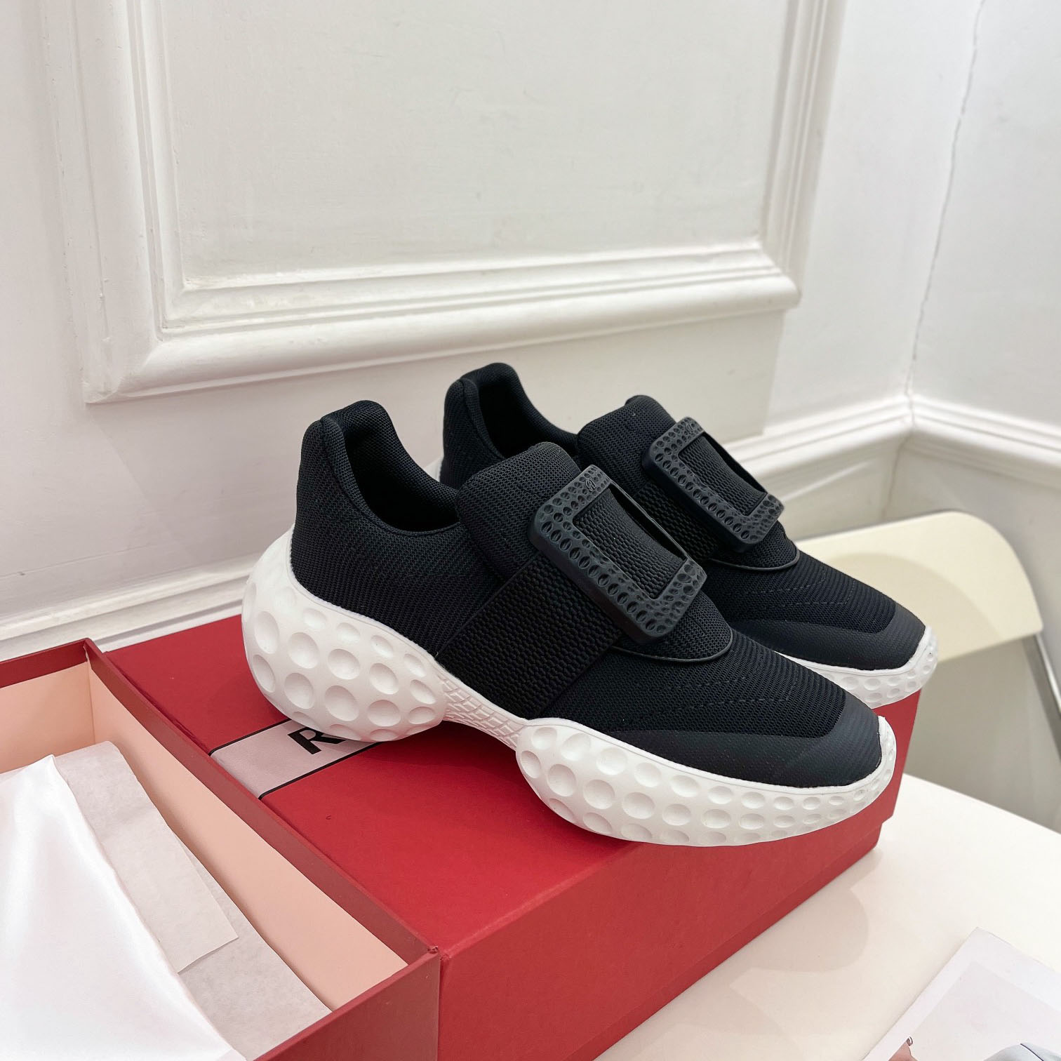 Roger Vivier Viv Run Moonlight Sneaker - everydesigner