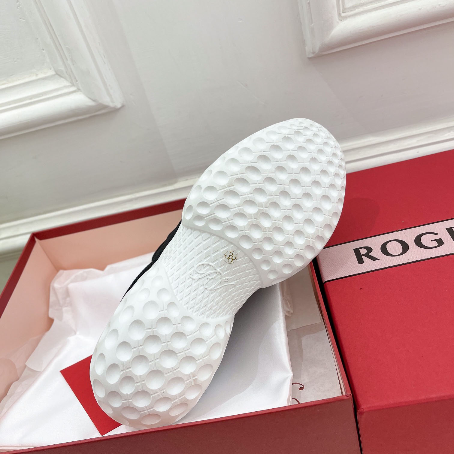 Roger Vivier Viv Run Moonlight Sneaker - everydesigner