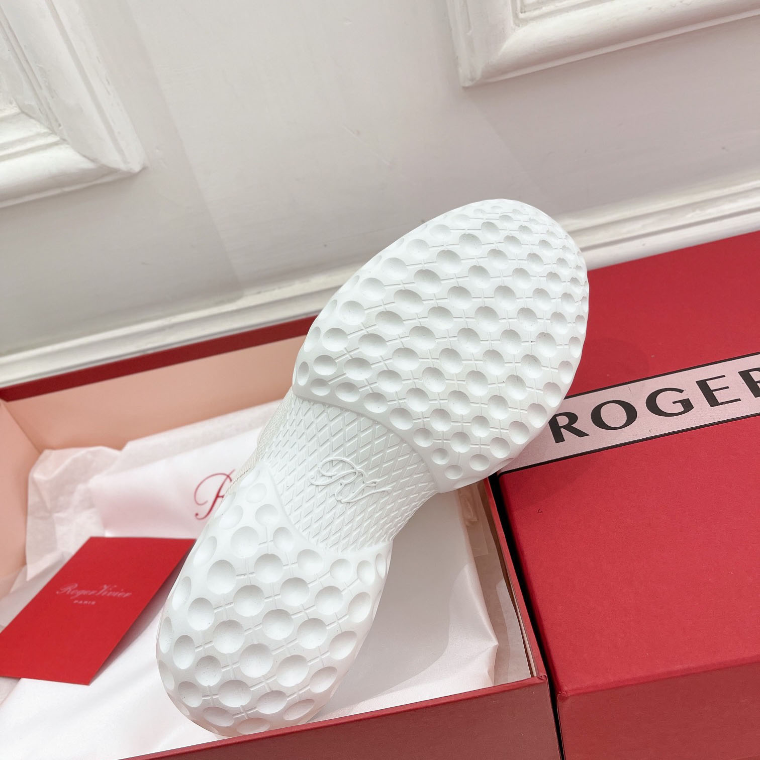 Roger Vivier Viv Run Moonlight Sneaker - everydesigner