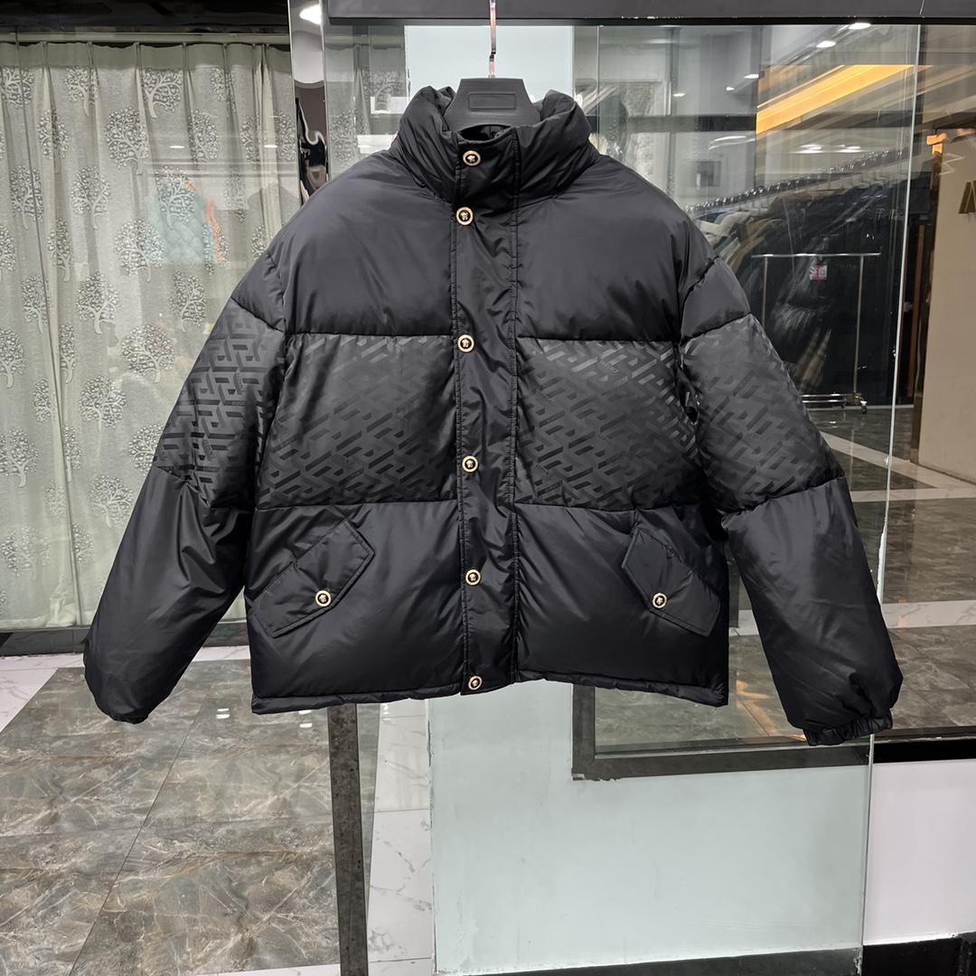 Versace La Greca Puffer Jacket - everydesigner