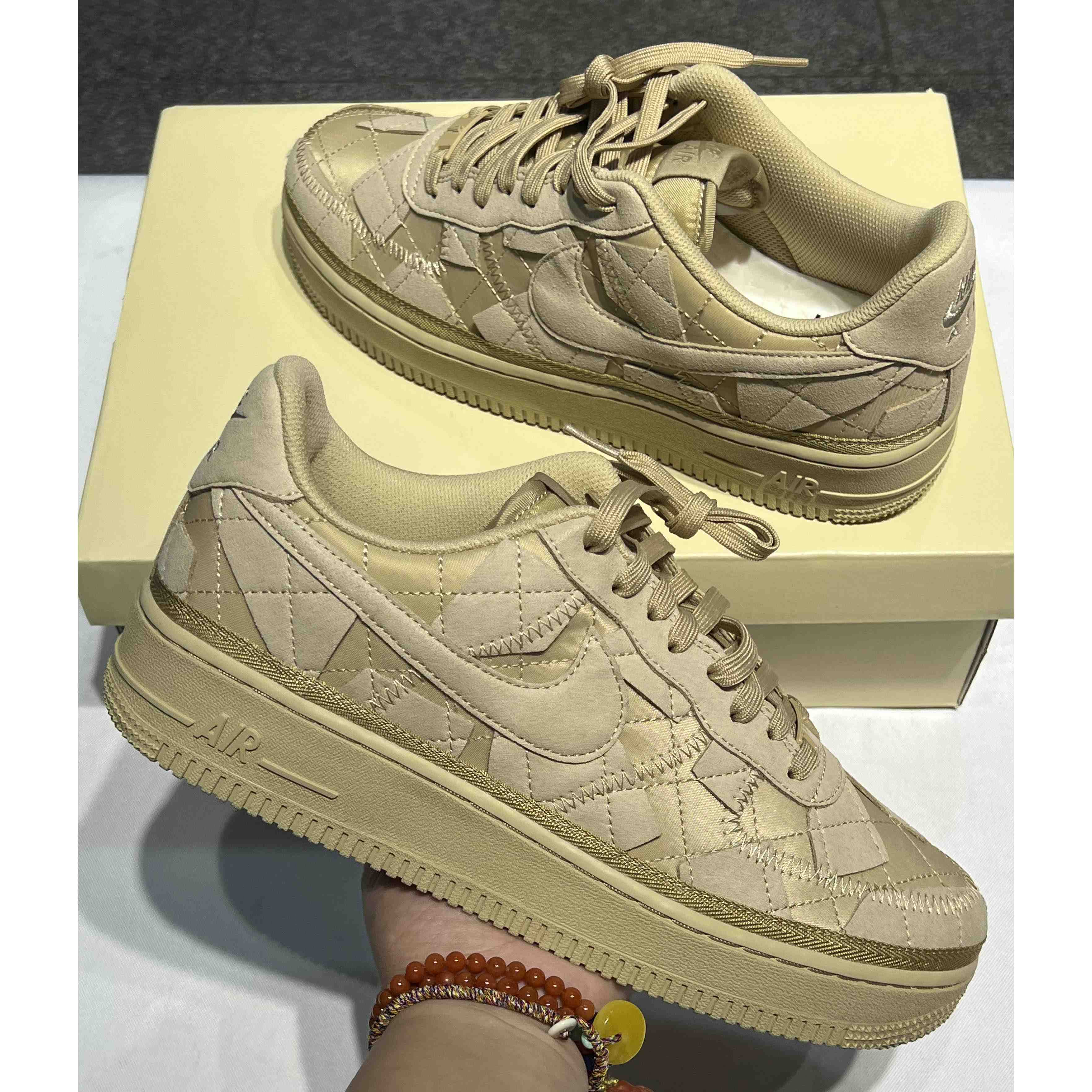 Billie Eilish x Nike Air Force 1 Low “Mushroom” Sneaker     DQ4137-200 - everydesigner