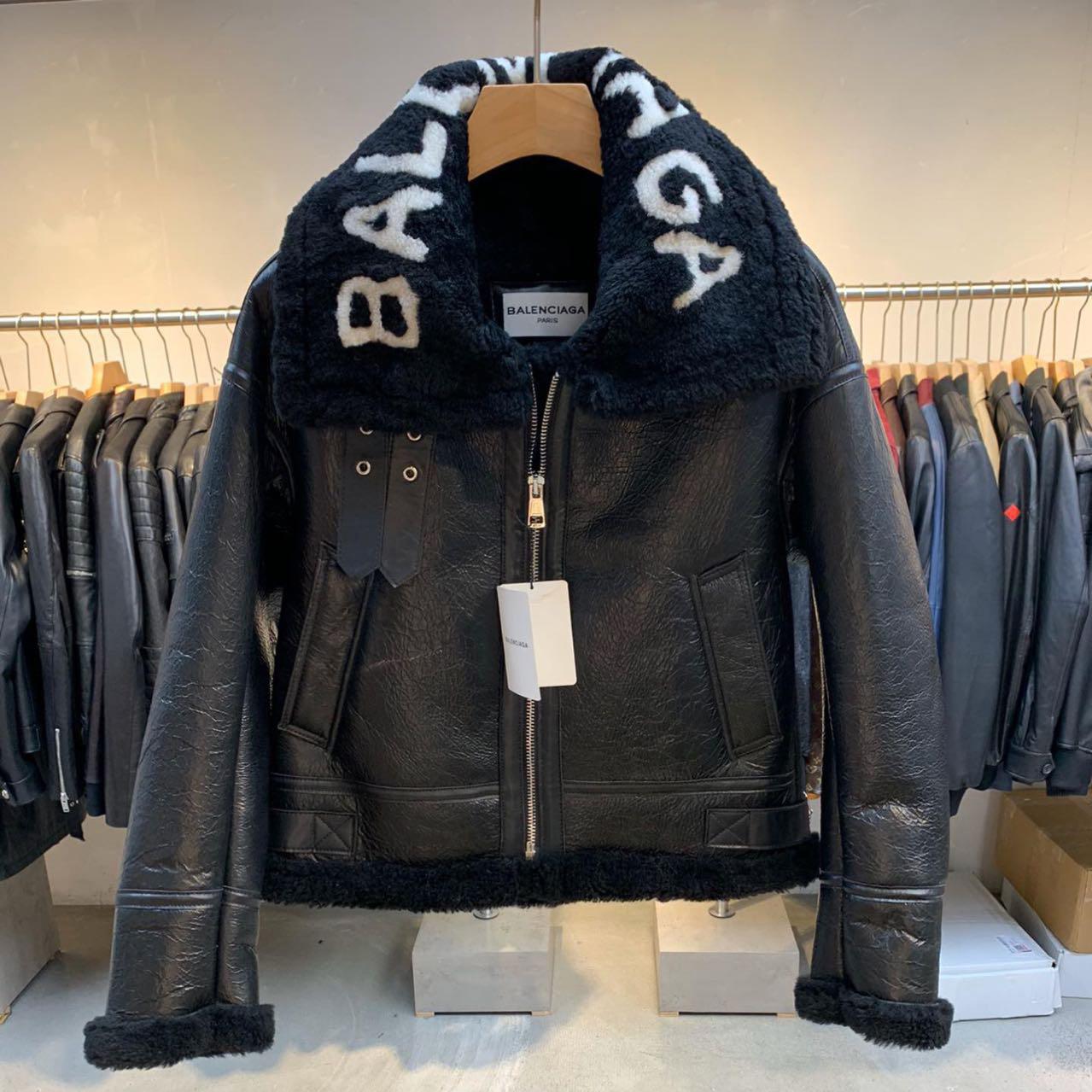 Balenciaga Jacket In Black Calfskin - everydesigner