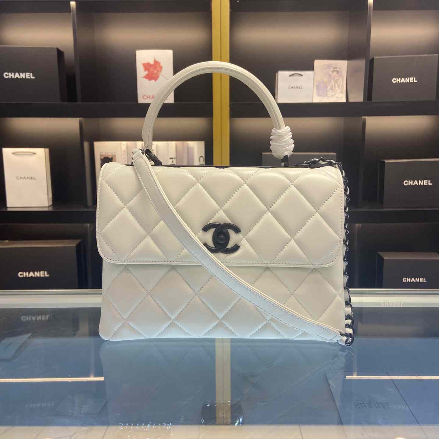 Chanel Flap Bag With Top Handle(25-12-17cm) - everydesigner