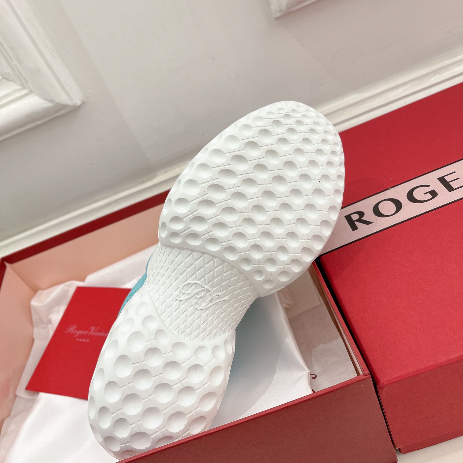 Roger Vivier Viv Run Moonlight Sneaker - everydesigner