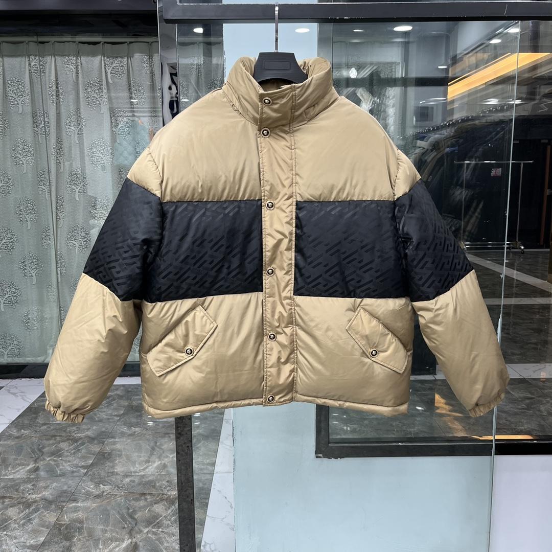 Versace La Greca Puffer Jacket - everydesigner