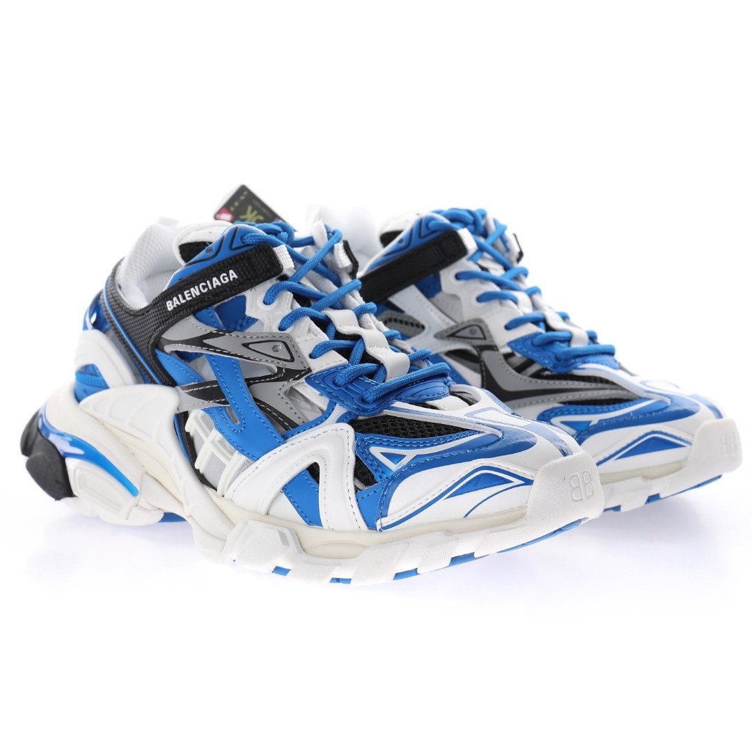 Balenciaga Track 2.0 Blue White Sneaker - everydesigner