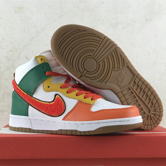 Nike Dunk High University “Chenille Swoosh” Sneakers     DR8805-100 - everydesigner