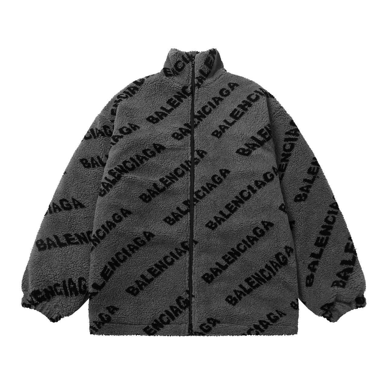 Balenciaga Teddy Logo Jacket - everydesigner