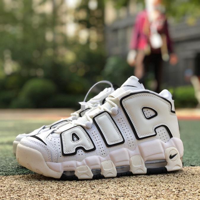 Nike Air More Uptempo White Black Sneaker    917593-100 - everydesigner