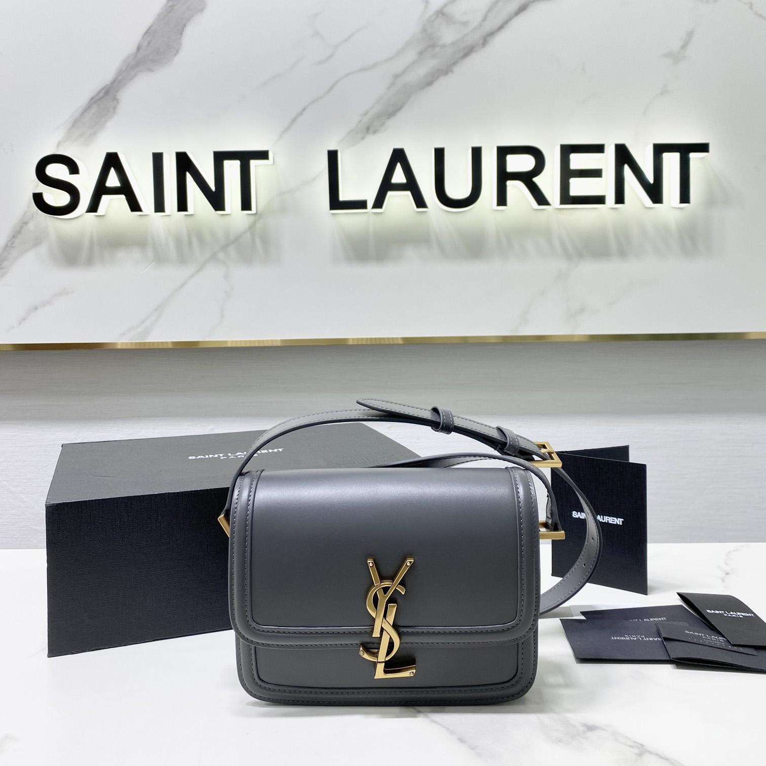 Saint Laurent Solferino Small Satchel In Box Saint Laurent Leather(19-13-5cm) - everydesigner