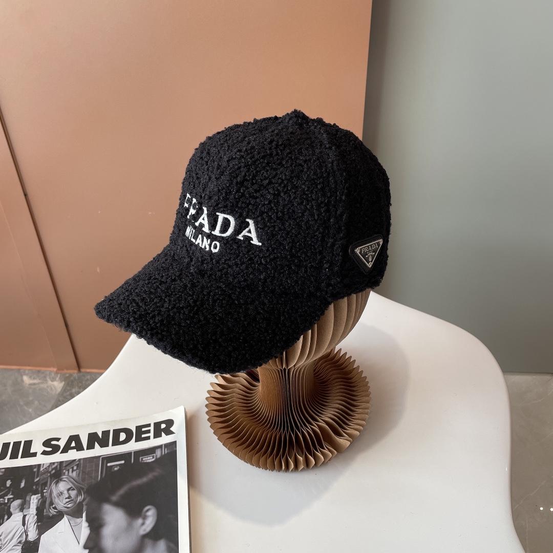 Prada Wool And Cashmere Baseball Cap - everydesigner