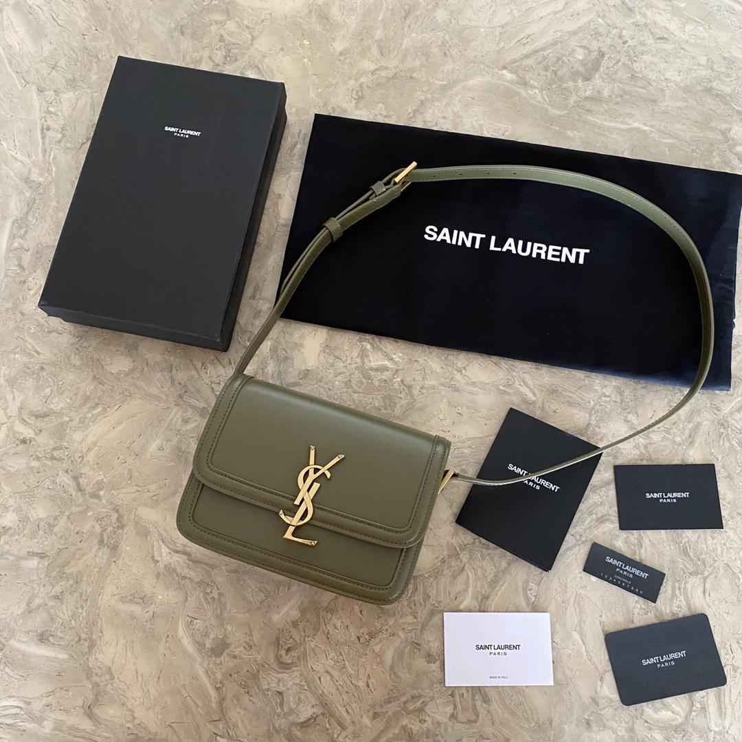 Saint Laurent Solferino Small Satchel In Box Saint Laurent Leather(19-13-5cm) - everydesigner