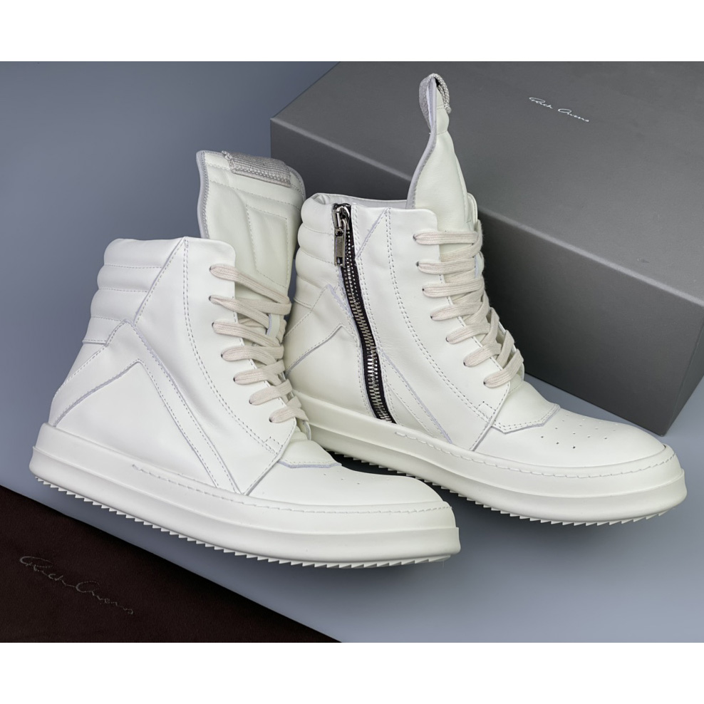 Rick Owens Geobasket High Top Sneakers - everydesigner