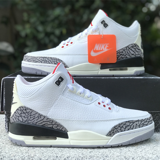 Air Jordan 3 “White Cement Reimagined” Basketball Shoes   DN3707-100 - everydesigner