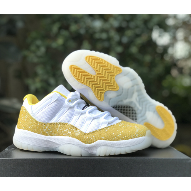 Air Jordan 11 Low “Yellow Snakeskin” Sneakers     Ah7860-107 - everydesigner