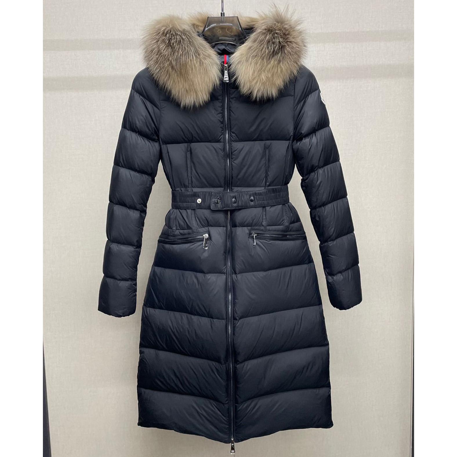 Moncler Boedic Long Down Jacket - everydesigner