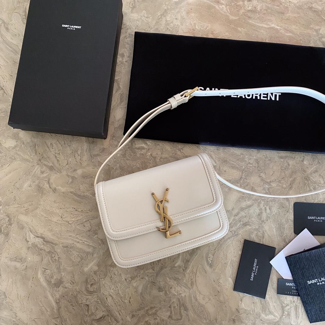 Saint Laurent Solferino Small Satchel In Box Saint Laurent Leather(19-13-5cm) - everydesigner