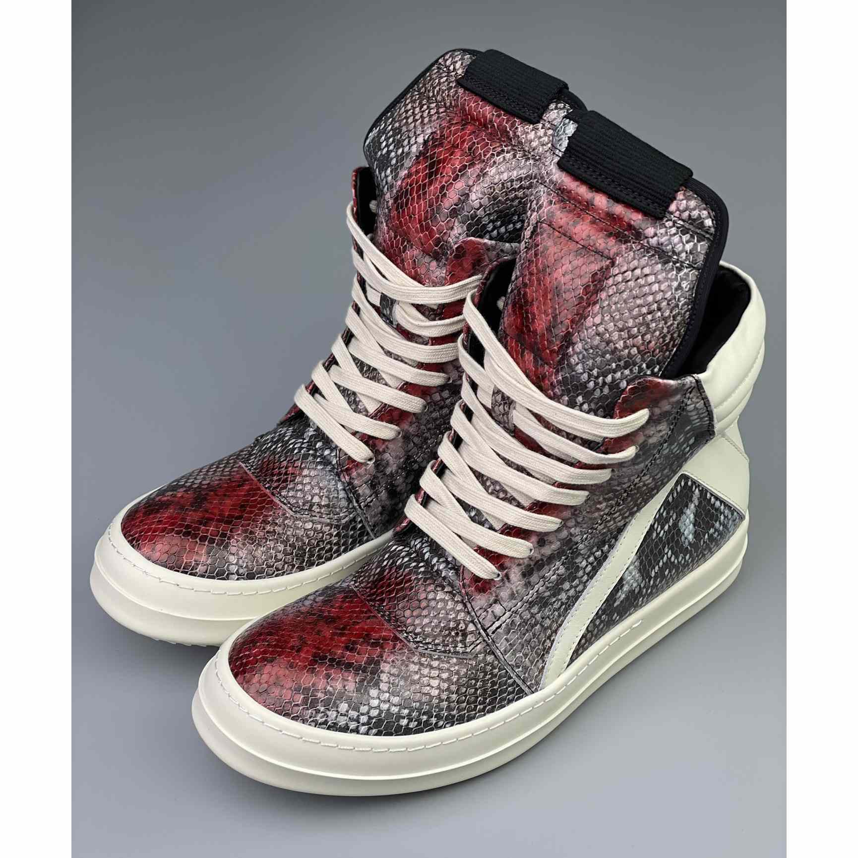 Rick Owens Geobasket High Top Sneakers - everydesigner